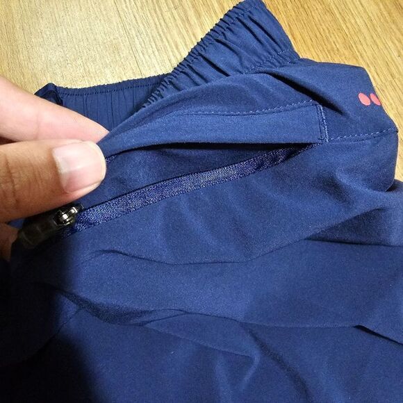 Saucony Outpace 3" Running Shorts Navy Blue Women's Size Large L Brief Lined New - Picture 9 of 12